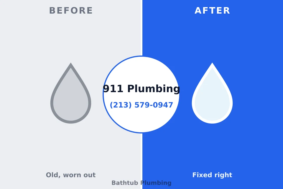 Before and after: plumbing company Comanche, TX
